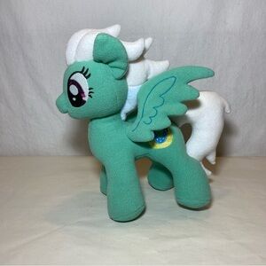 My Little Pony Custom Plush Pegasus Green Mint White Handmade Poseable Wings 11”
